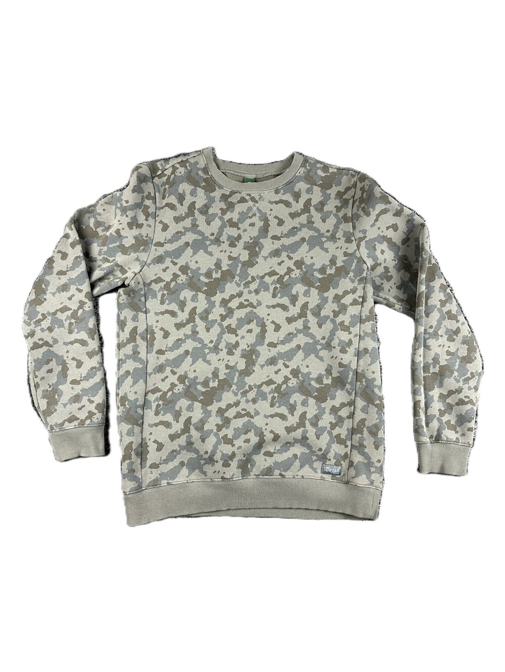 Marsh Wear Mens Camo Crewneck Sweatshirt Camouflage Fleece Pullover Hunting Sz M